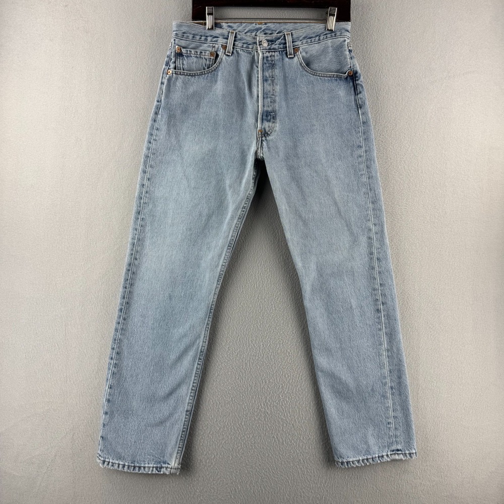Vintage Levis Jeans Mens 33x30 (Fits 31x29) 501 Straight Leg Distressed 90s
